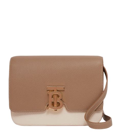 burberry small two-tone canvas and leather tb bag|thomas Burberry tb bags.